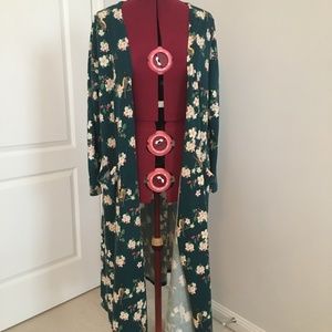 Long Open Front Sweater